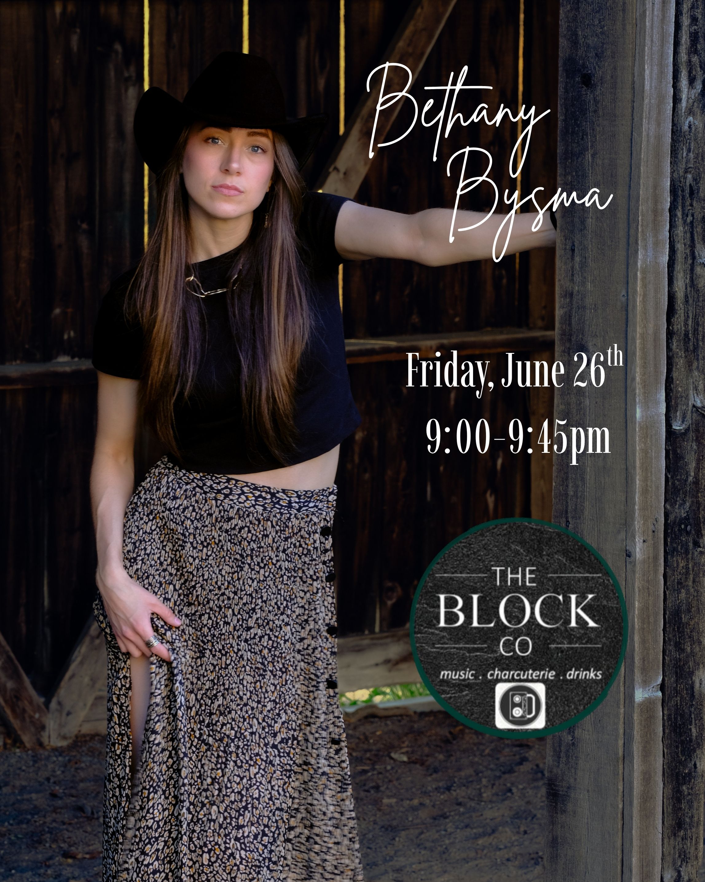 Bethany's poster