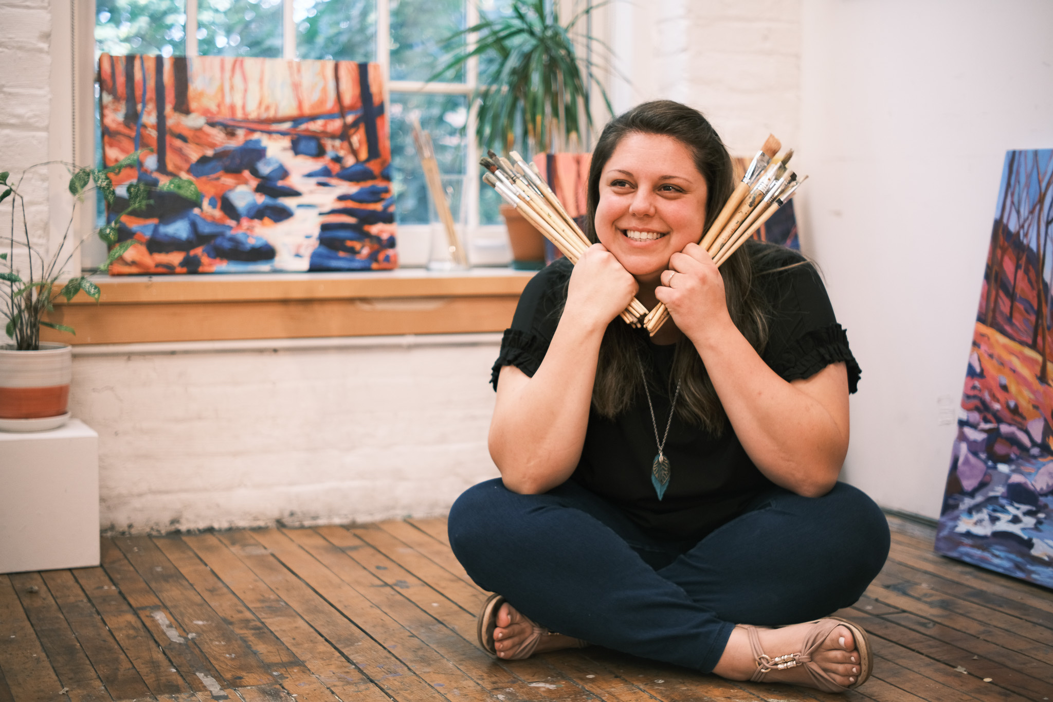 Visual artist portrait by Ponders Studios